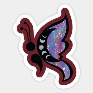 Semicolon Butterfly Sticker